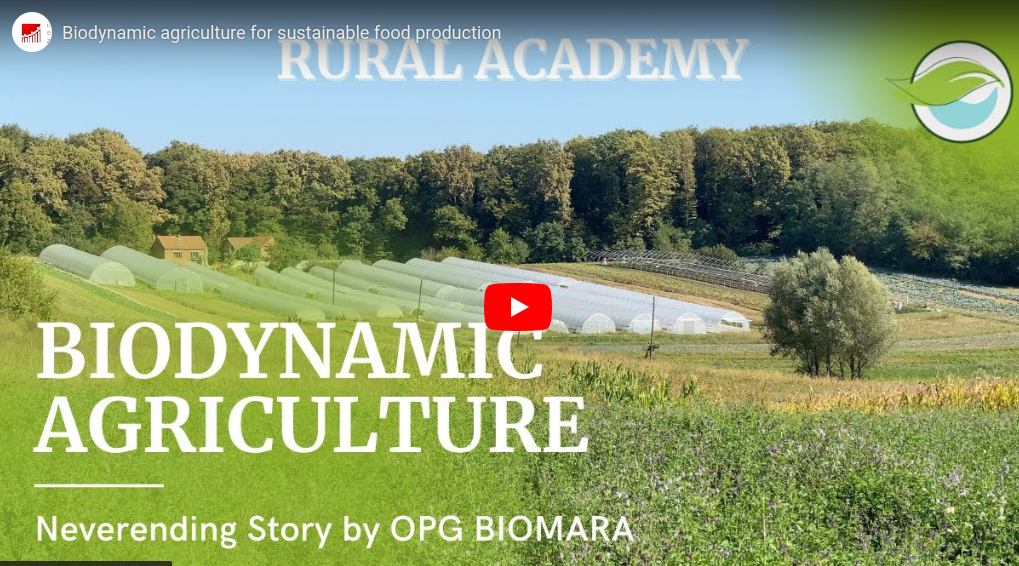 YouTube Thumbnail for 'Biodynamic agriculture for sustainable food production' video